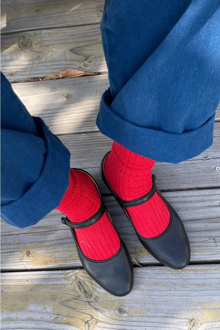 Her Socks - Classic Red– ANNA GRACE